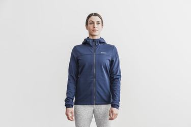 Nobull Softshell Women's Jackets Navy | Australia (PF2567)